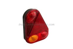 Nearside triangular rounded vertical plug in rear light cluster